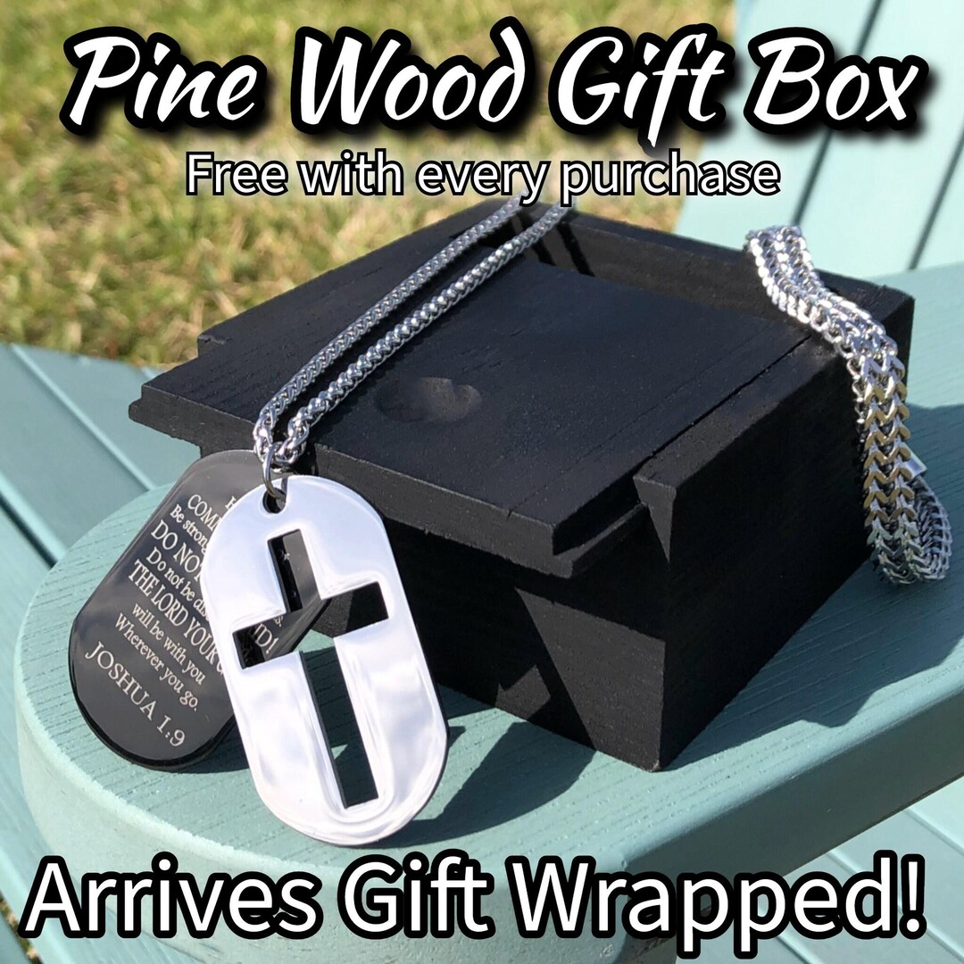 Buy Religious Chritian Bible Christ Cross Dog Tag Bible Verse Black Stainless Steel Pendent For Men And Women Online At Best Prices In India - Foto 5